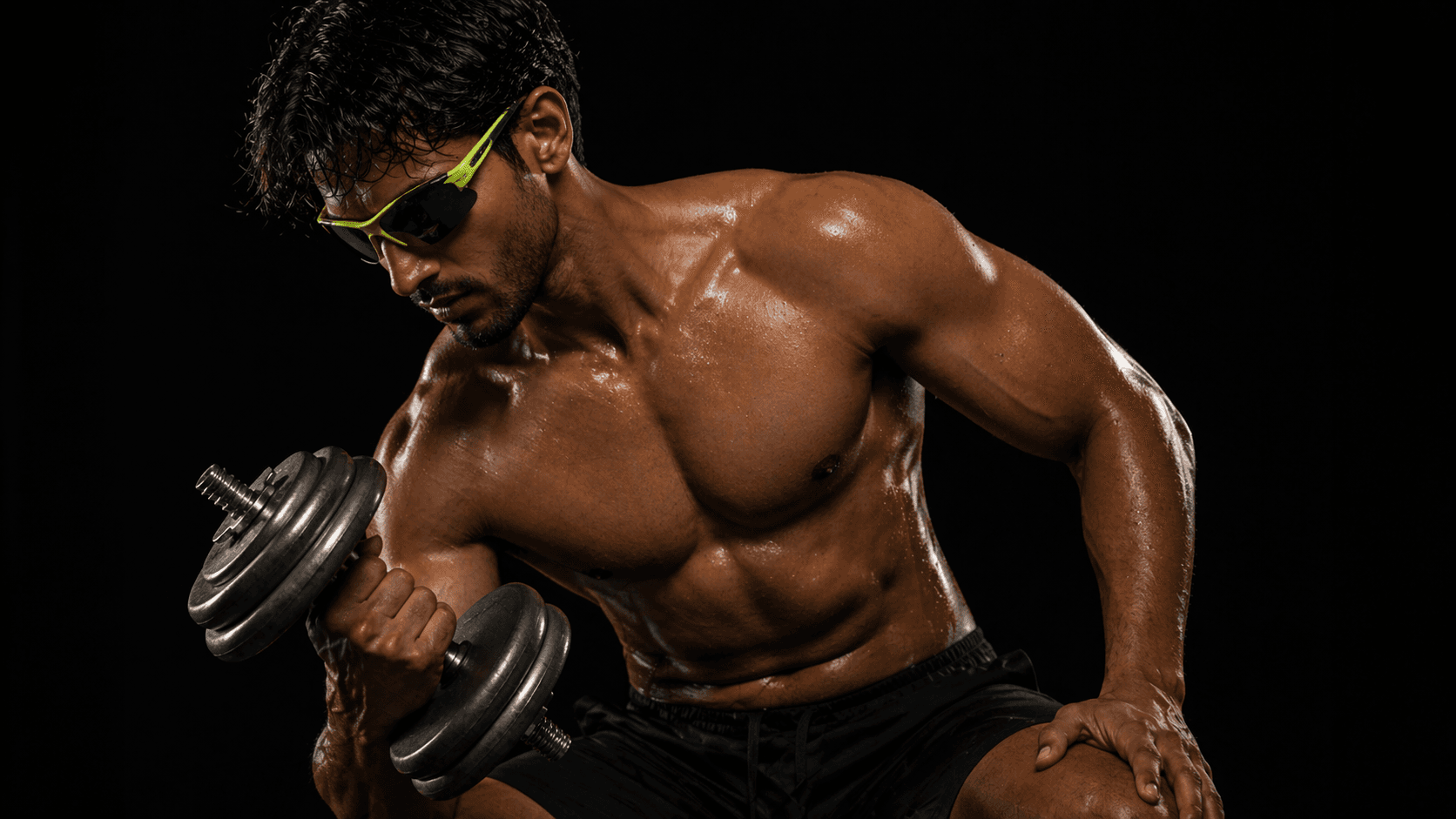 Athlete lifting weight